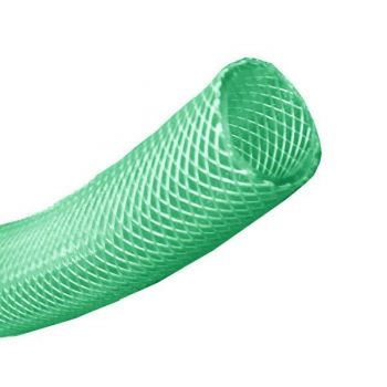 PVC Gewebeschlauch transparent grün 6,3 mm x 2,35